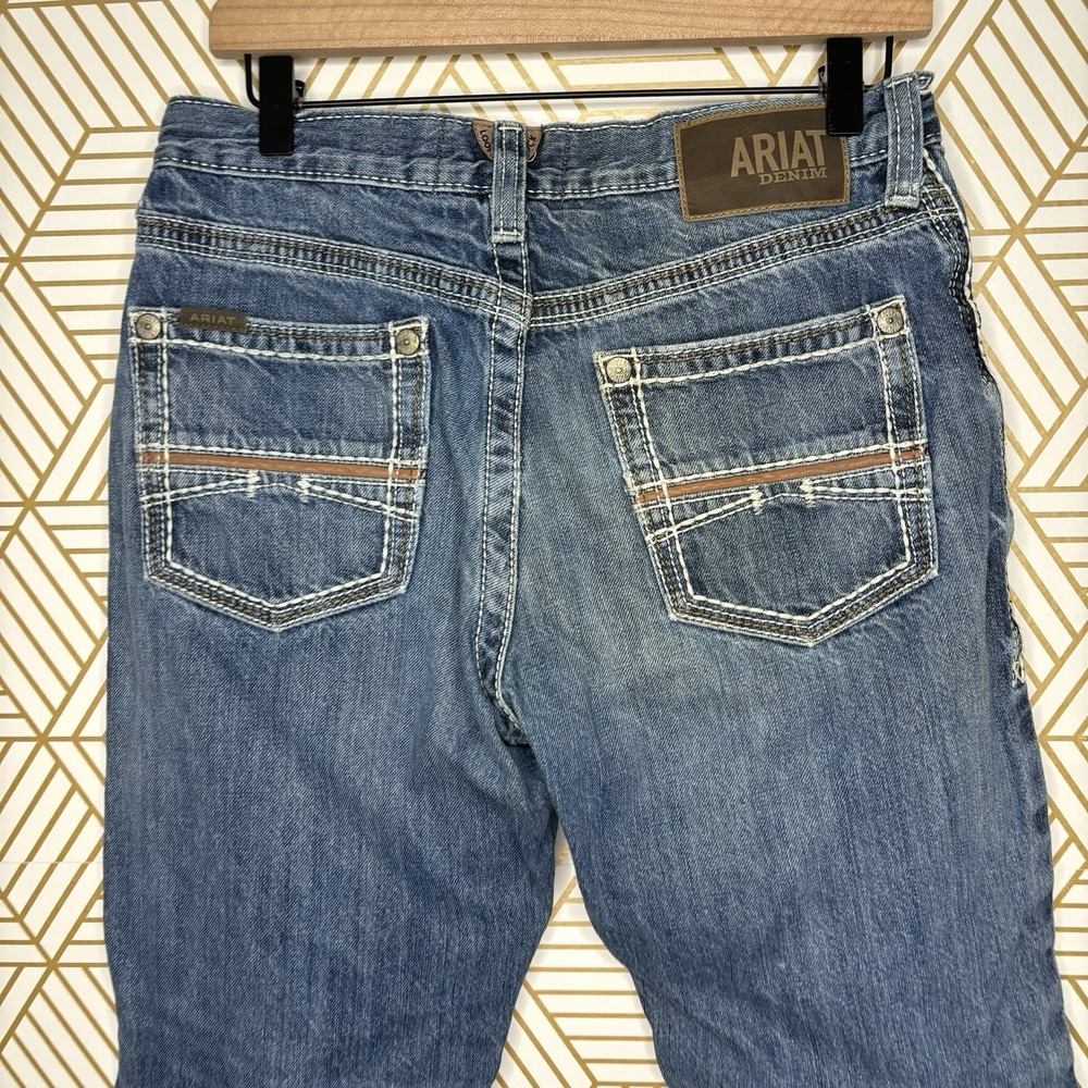 Ariat Jeans 30 M4 Relaxed Boot Cut Durango Coltrane Blue Low Denim Western Work